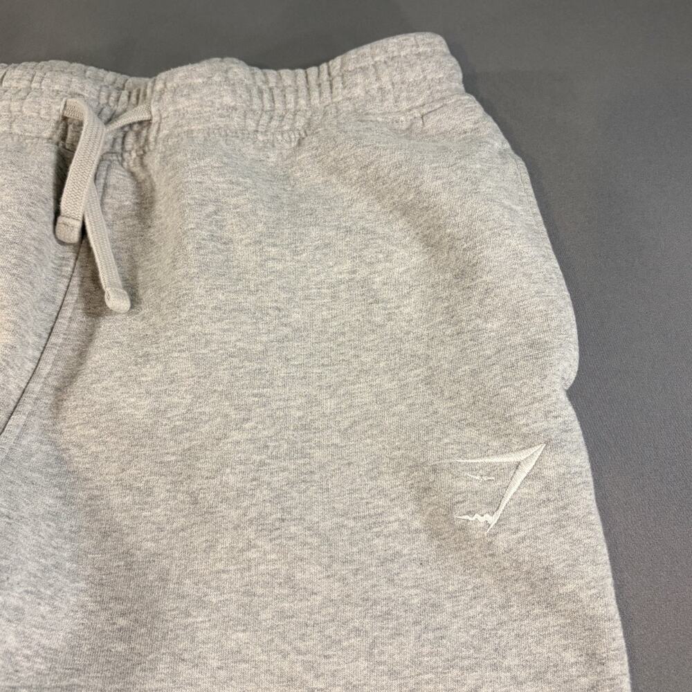 Gymshark Crest Joggers Mens Large Gray Sweatpants Running Gym Cross Fit Active